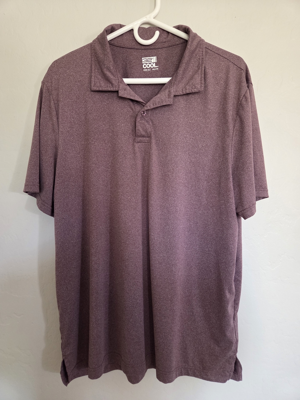 32 Degrees COOL Men's Polo Shirt - Mauve